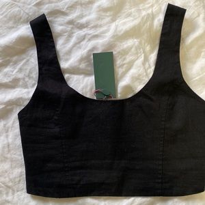 Posse Black Crop top